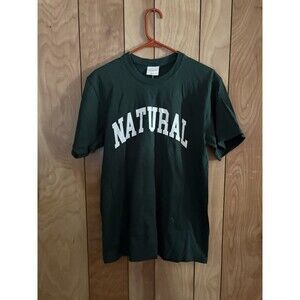 Museum of Peace & Quiet Natural T-shirt in forest green cotton Women’s Size M